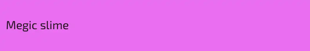 Megic slime